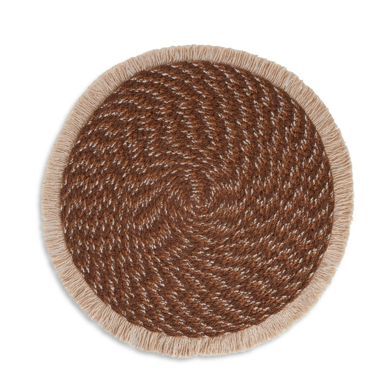 Yellowstone Round Fringe Placemat, John Dutton Collection