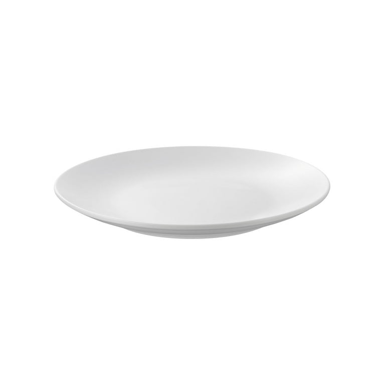 Glazed White Stoneware Dinnerware