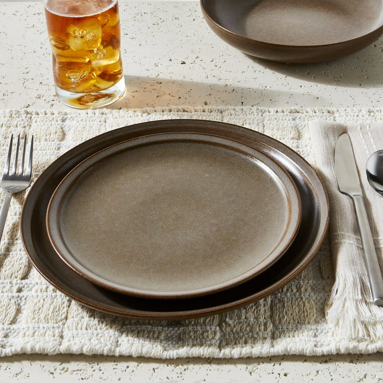 Banks Brown Stoneware Dinnerware Set