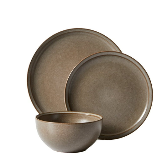 Banks Brown Stoneware Dinnerware Set