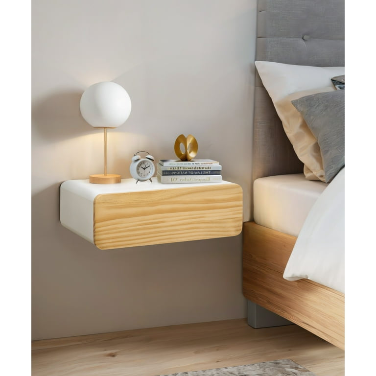 Floating Nightstand with Drawer