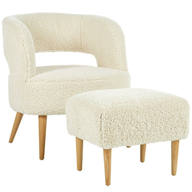 Gericco Accent Chair with Ottoman